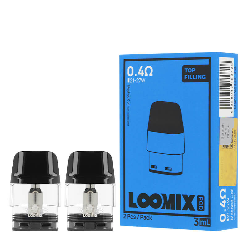 Aspire Loomix cartridge 2ml - 0,4 Ω (celé balení, 2ks)