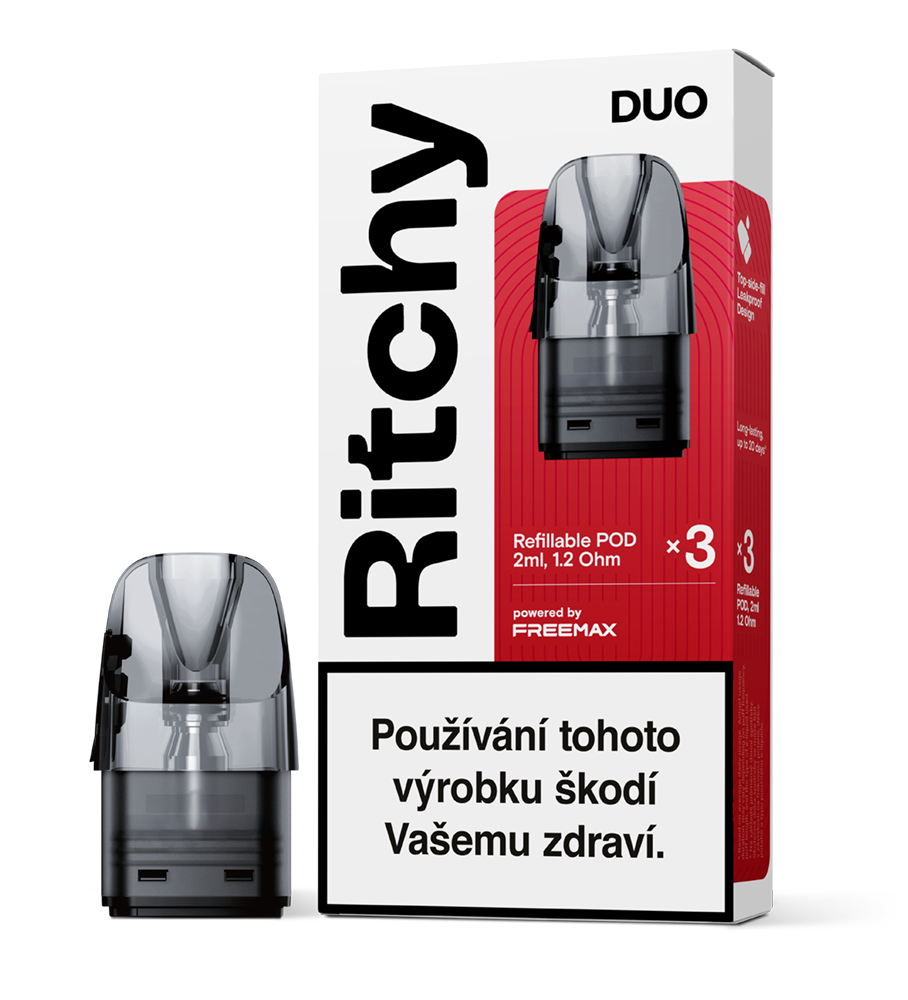 Levně Ritchy - Liqua Ritchy DUO Cartridge 2ml - 1,2 Ω (celé balení, 3ks)