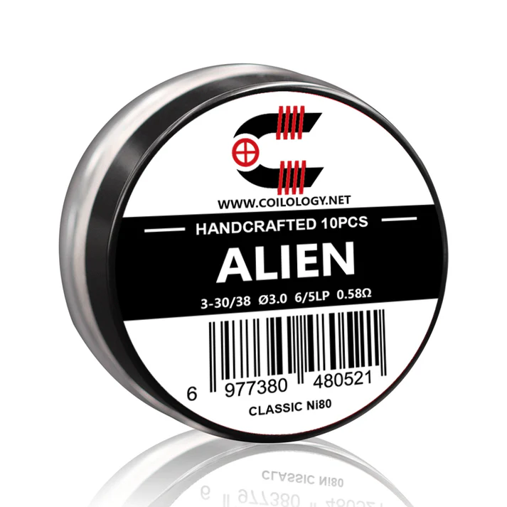 Coilology předmotané spirálky pro DL Alien Ni80 0,58 ohm, 10ks