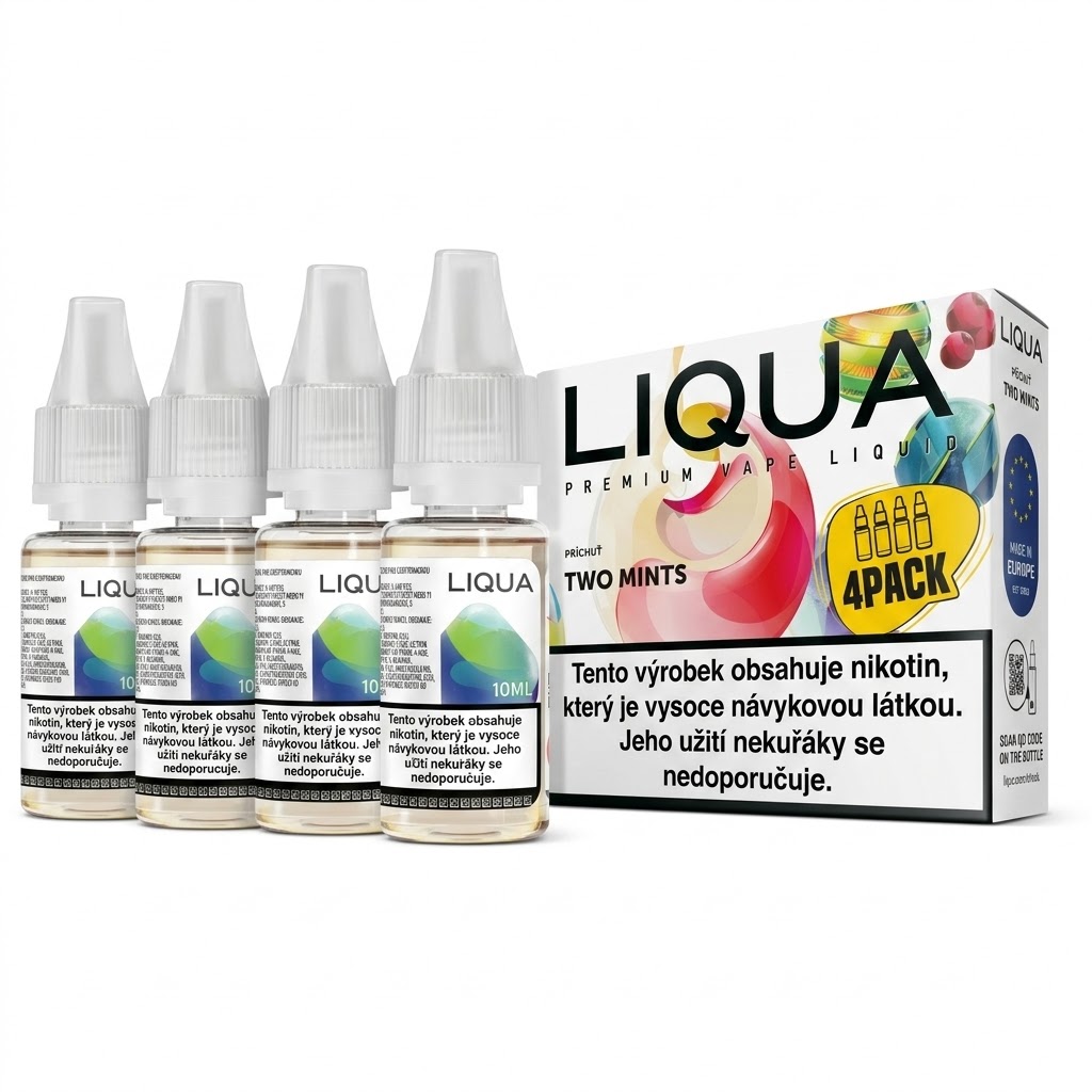 Ritchy - Liqua Liqua 4-Pack 10ml Two Mints Nikotin: 12 mg