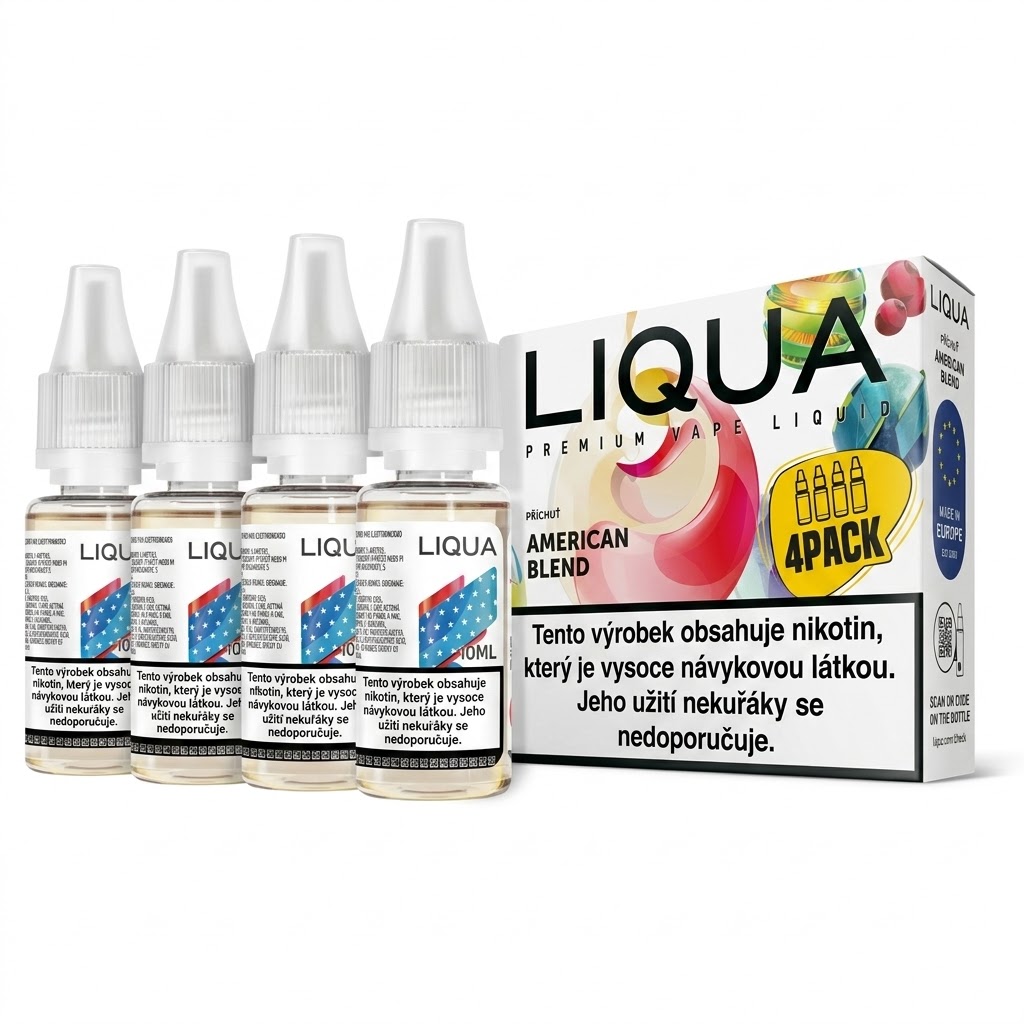 Ritchy - Liqua Liqua 4-Pack 10ml American Blend Nikotin: 12 mg
