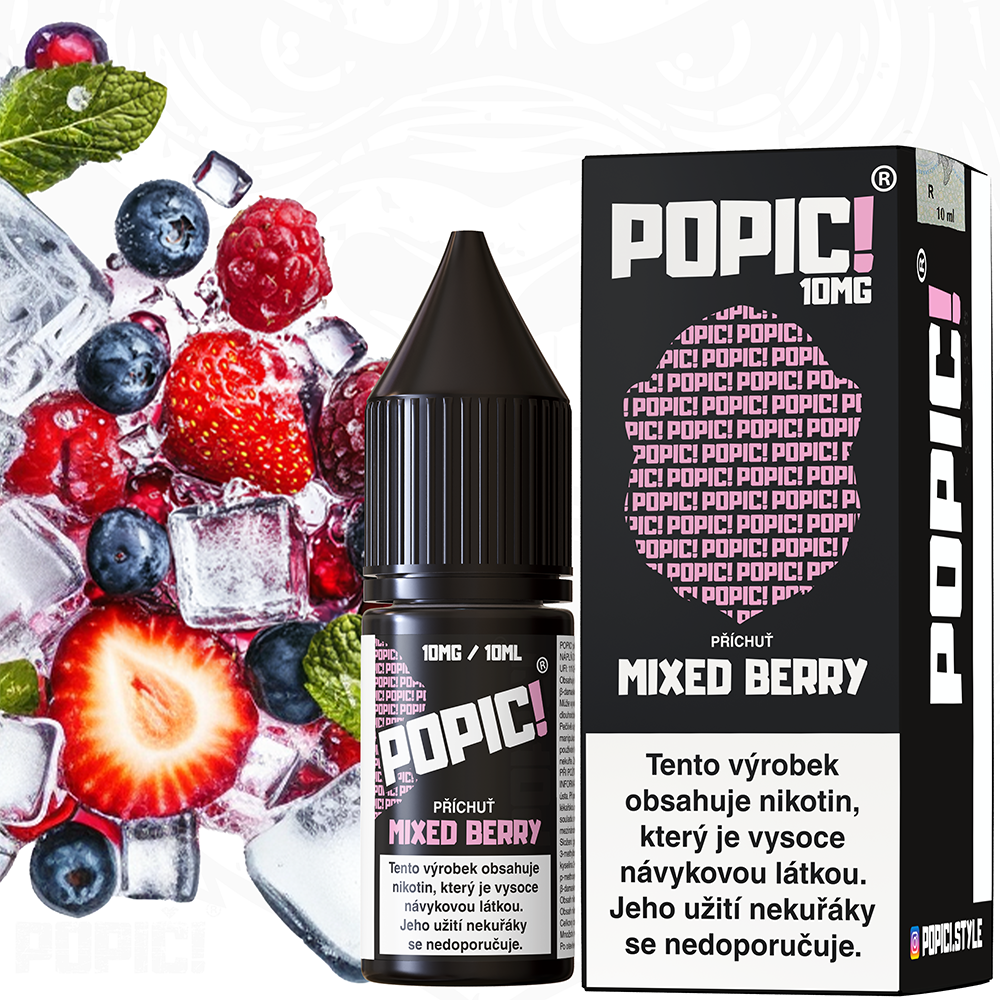 Nikotinová sůl POPIČ! - Mixed Berry / Lesní ovoce - 10mg