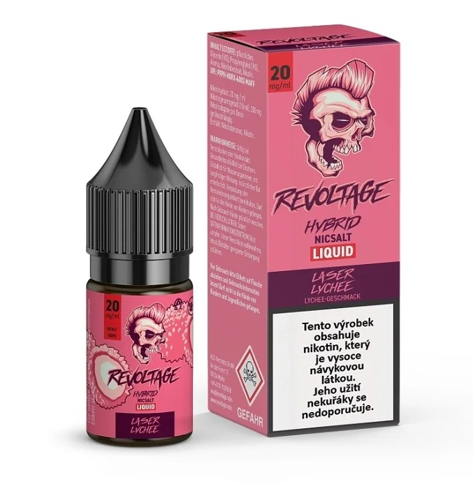Nikotinová sůl Revoltage - Ledové liči / Laser Lychee 10ml - 20mg