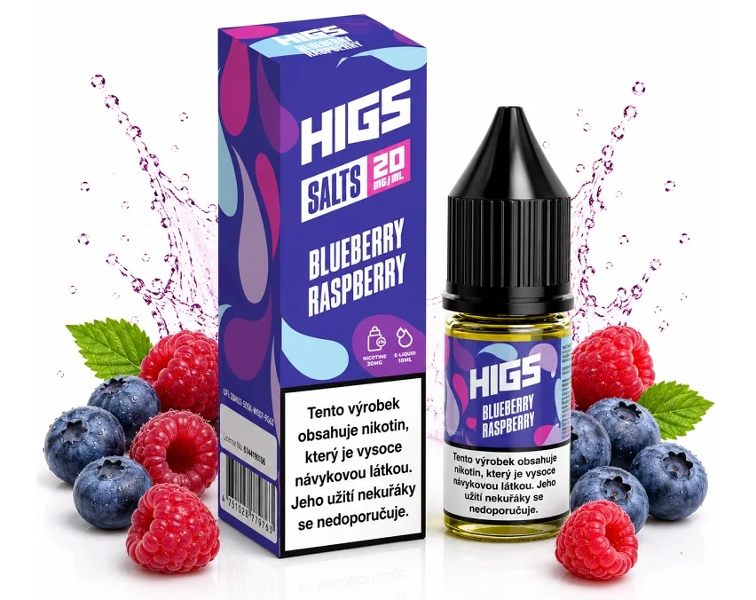 Nikotinová sůl HIGS - Blueberry Raspberry 10ml - 20mg