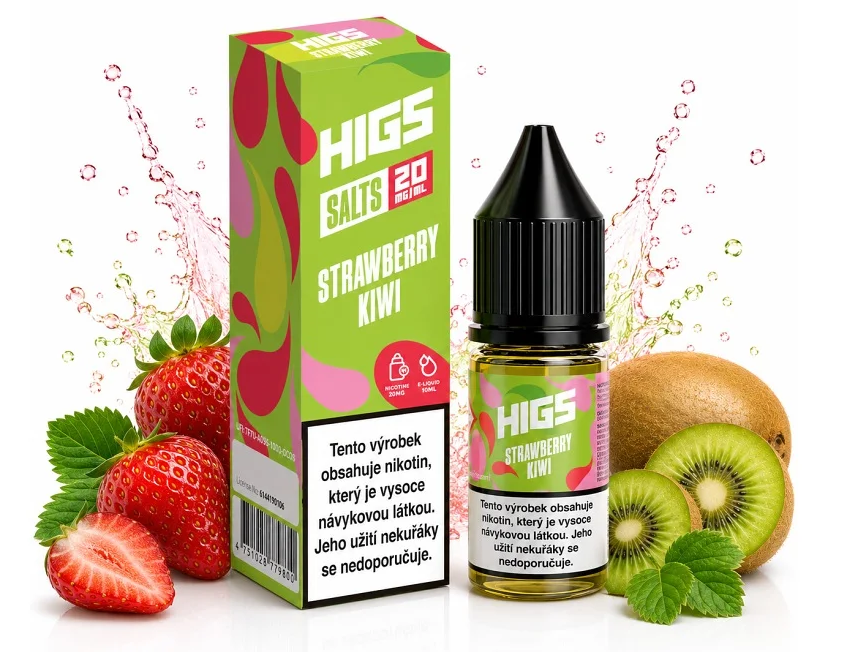 Nikotinová sůl HIGS - Strawberry Kiwi 10ml - 20mg