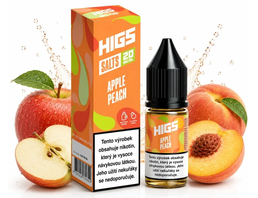 Nikotinová sůl HIGS - Apple Peach 10ml - 20mg