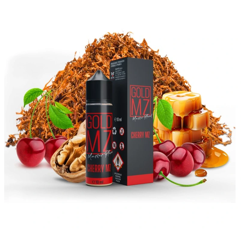 Příchuť SNV Infamous Originals - Gold MZ Cherry - tabák s třešní, 10/60ml