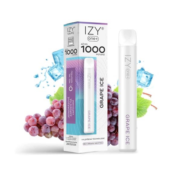 IZYVAPE Jednorázová ecigareta IZY ONE+ - Grape Ice 0mg/ml