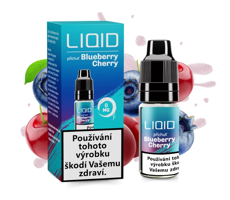 iJoy Nikotinová sůl LIO Liqid Salt Blueberry Cherry 10ml - 0mg