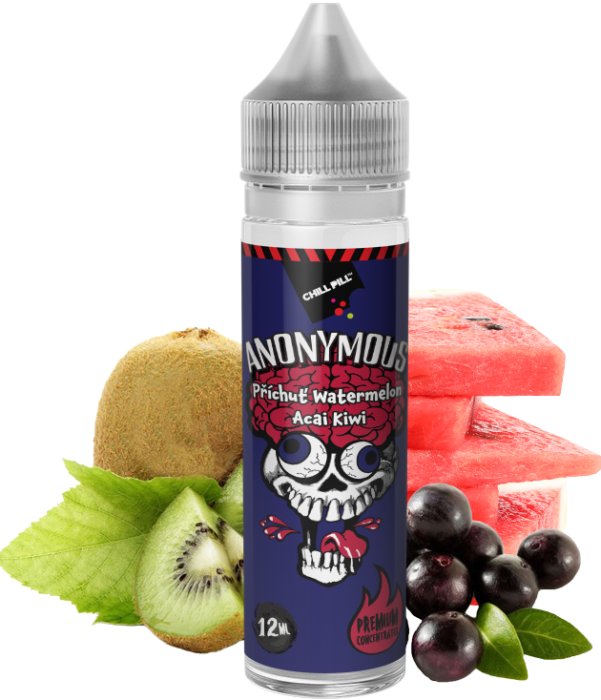 Příchuť Chill Pill SnV - Anonymous / Vodní meloun, acai a kiwi 12ml