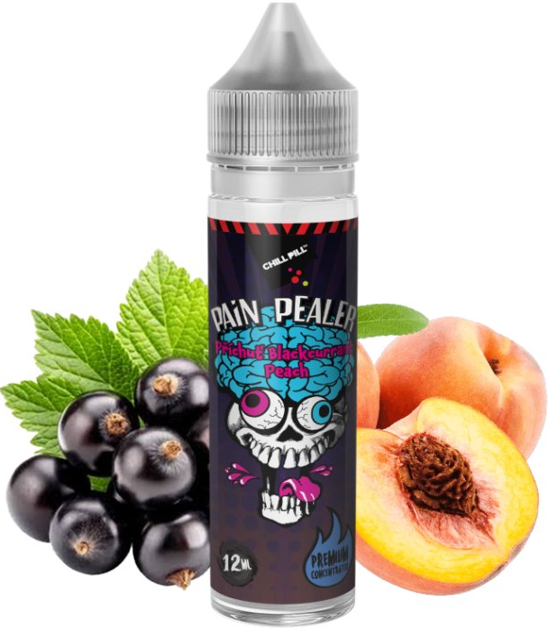 Příchuť Chill Pill SnV - Pain Pealer / Černý rybíz a Broskev 12ml