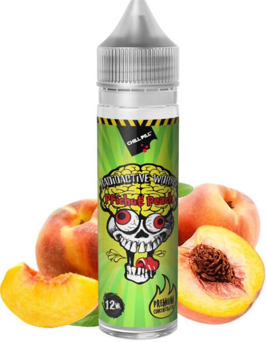 Příchuť Chill Pill SnV - Radioactive Worms / Broskev a limetka 12ml