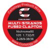 coilology nichromovy drat ni80 multi strands fused clapton 3 04 m
