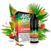nikotinova sul just juice salt strawberry and curuba jahoda a curuba 20mg ml