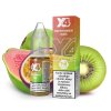 Nikotinová sůl X4 Bar Juice - Kiwi, Marakuja a Guava / Kiwi Passionfruit Guava 10ml (Nikotin 10 mg - Kolek Q)