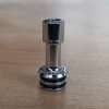 Centenary Mods Drip tip Roosevelt (Barva Stříbrná broušená (Brushed Silver))