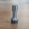 Centenary Mods Drip tip Roosevelt (Barva Stříbrná broušená (Brushed Silver))
