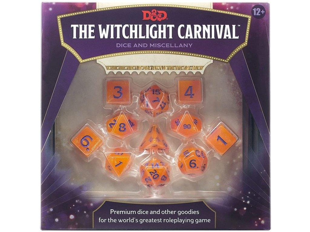 d d witchlight carnival dice set 6113bdfd15a4b