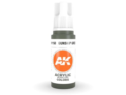 194768 ak interactive general series gunship green