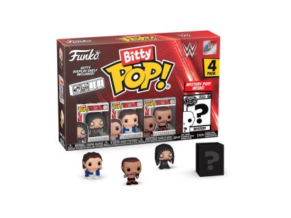 200093 wwe bitty pop vinyl figure 4 pack the undertaker 2 5 cm