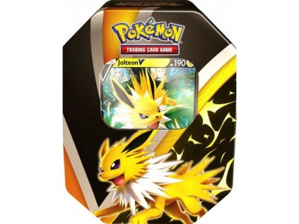 collectible pokemon tin evolutionen von eevee jolteon v