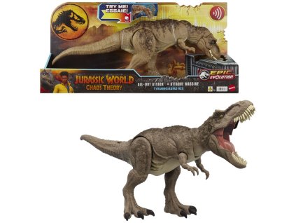 210146 jurassic world zbesily utok t rexe se zvuky
