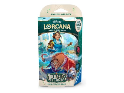 disney lorcana tcg archazia s island starter deck ruby a sapphire