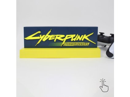 223880 cyberpunk edgerunner led light logo 22 cm