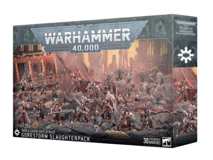 warhammer 40 000 world eaters battleforce gorestorm slaughterpack