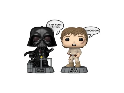 231935 star wars sayings pop vinyl figures 2 pack vader luke 9 cm