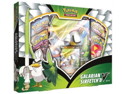 pokemon galarian sirfetch’d v box