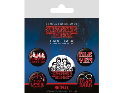 43675 stranger things sada placek postavy