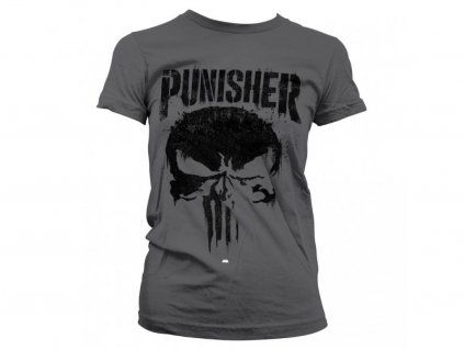 50092 marvel the punisher damske tricko big skull vel m