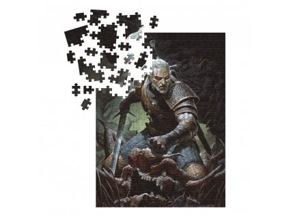 The Witcher 3 Wild Hunt puzzle Geralt Trophy
