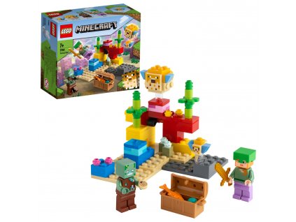 54885 minecraft lego koralovy utes 21164