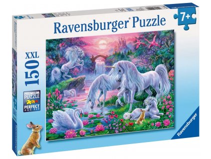 57297 jednorozci pri zapadu slunce puzzle 150 xxl dilku