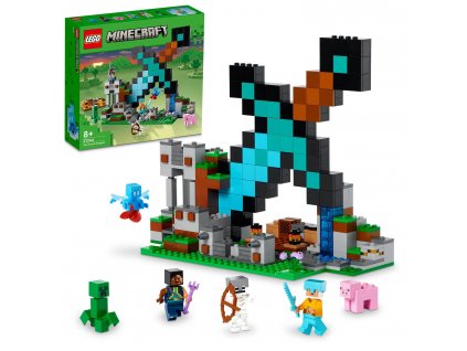 61556 minecraft lego rytirska zakladna 21244