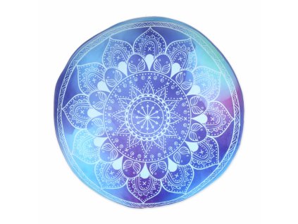 Kulatý polštář - Mandala (Motiv Mandala)