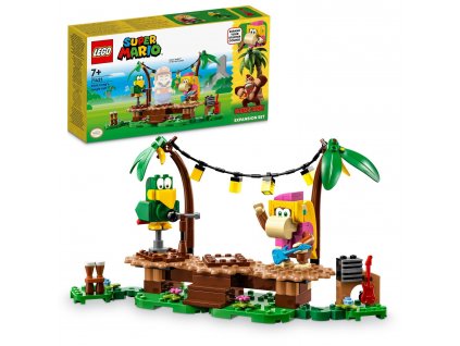 72537 super mario lego dixie kong a koncert v dzungli rozsirujici set 71421