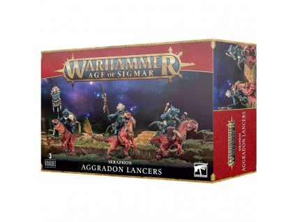 86475 warhammer age of sigmar seraphon aggradon lancers