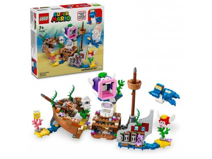 95019 super mario lego dorrie a dobrodruzstvi ve vraku lodi rozsirujici set 71432