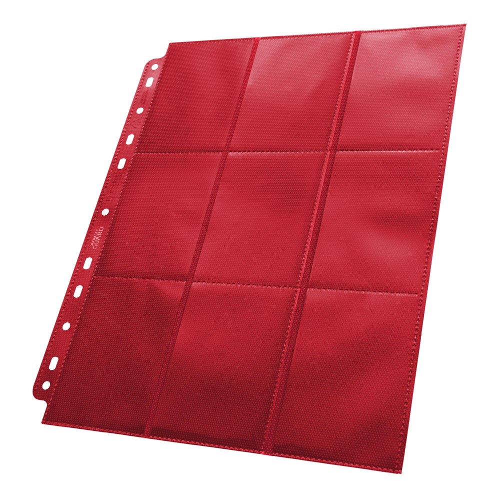 Ultimate Guard - 18-Pocket Side-Loading Pages (piros)