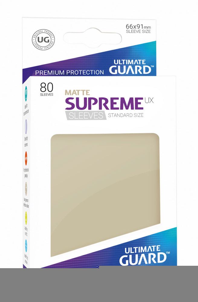 Ultimate Guard - Supreme UX Borítók (80 db) - Matte Sand