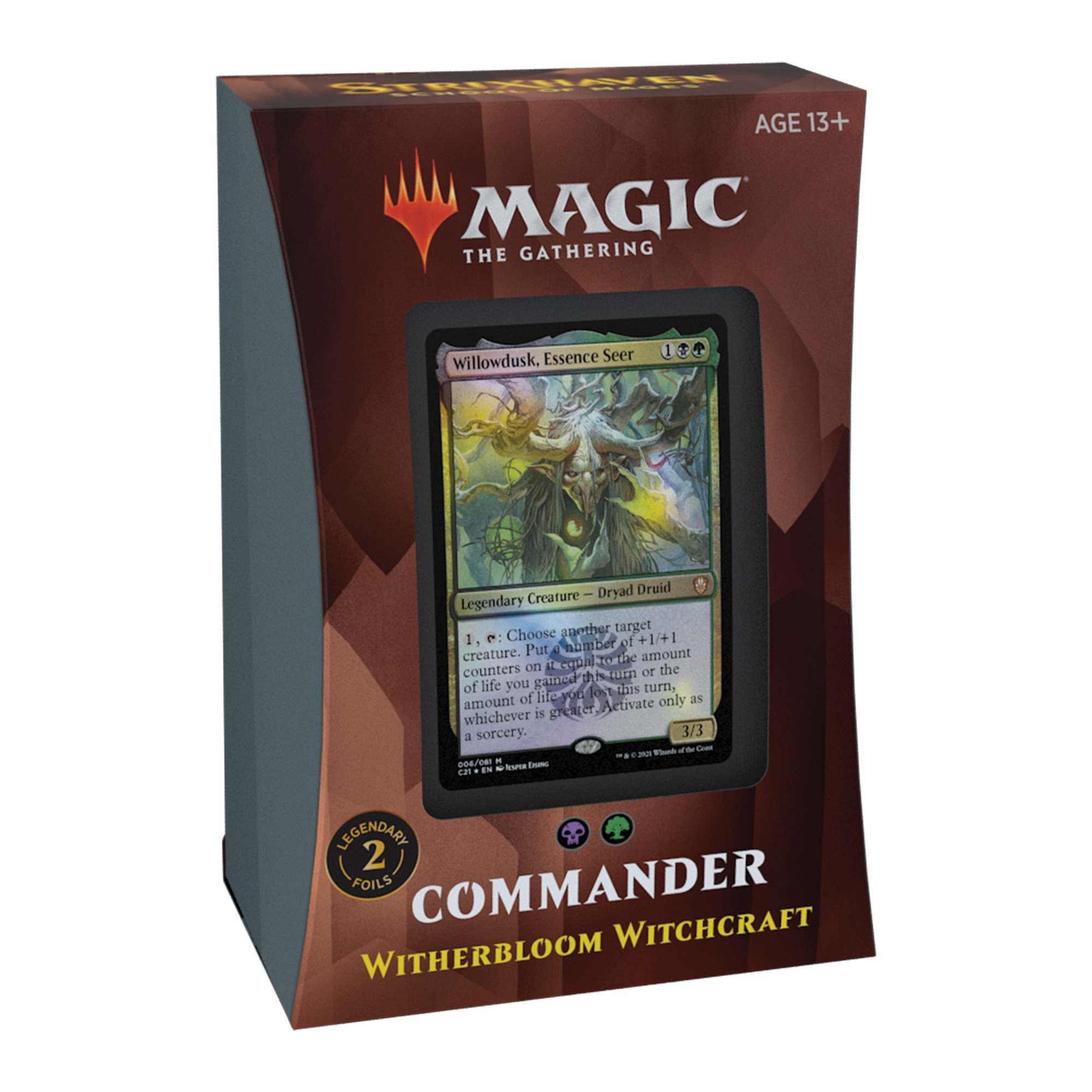WotC Magic: the Gathering Strixhaven Commander Deck – Witherbloom Witchcraft (Black-Green)