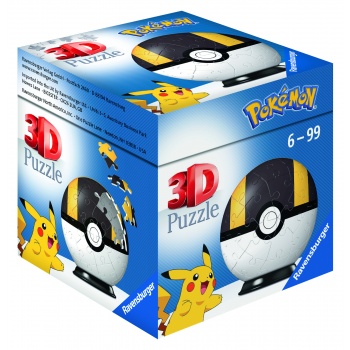 Ravensburger 3D Puzzle-Ball - Pokémon Pokéball - Hyperball