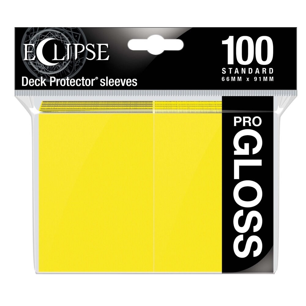 Ultra PRO - Gloss Eclipse borítók 100 db (Lemon Yellow)