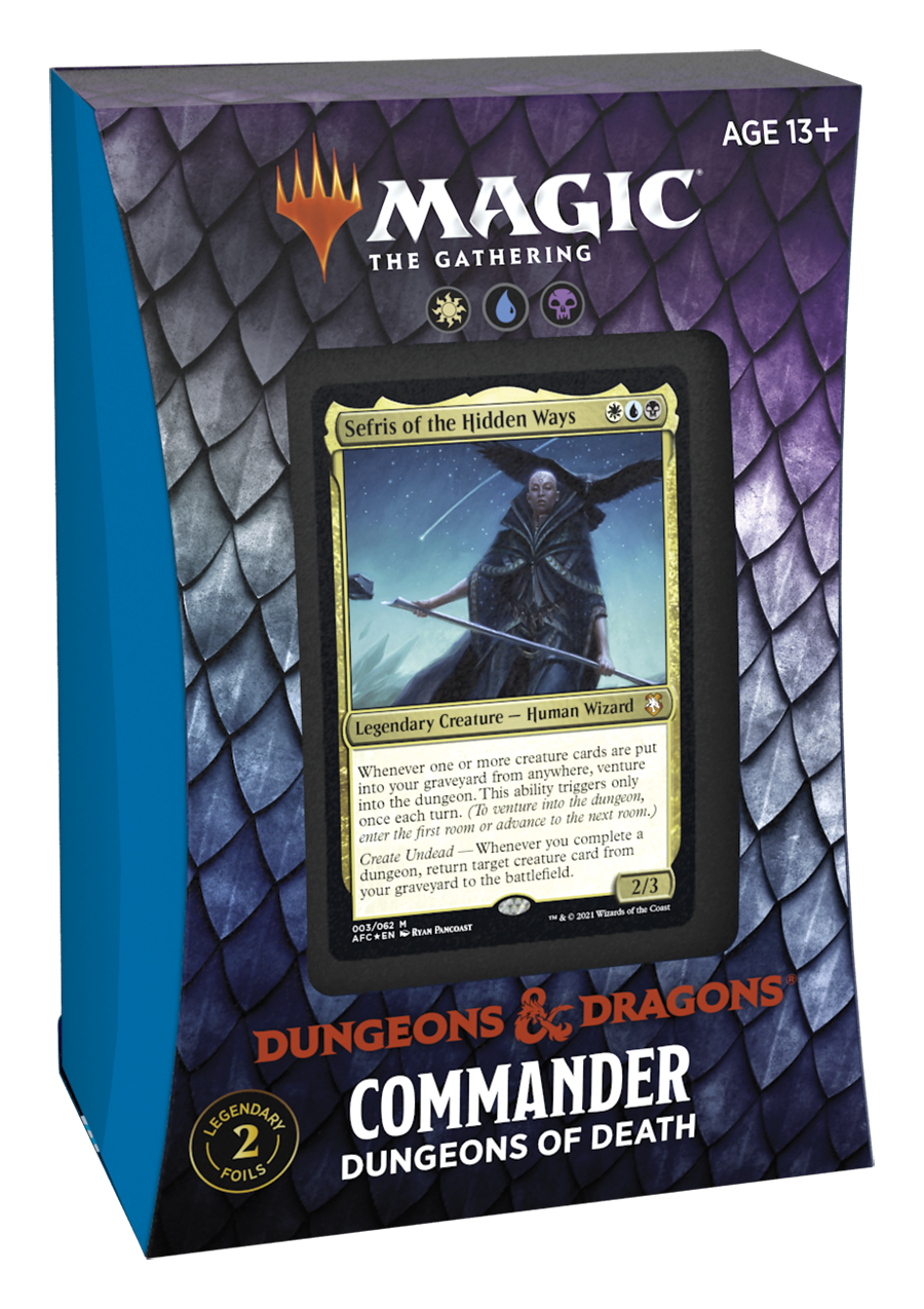 WotC MTG D&D Adventures in the Fotgotten Realms Commander Deck -  Dungeons of Death