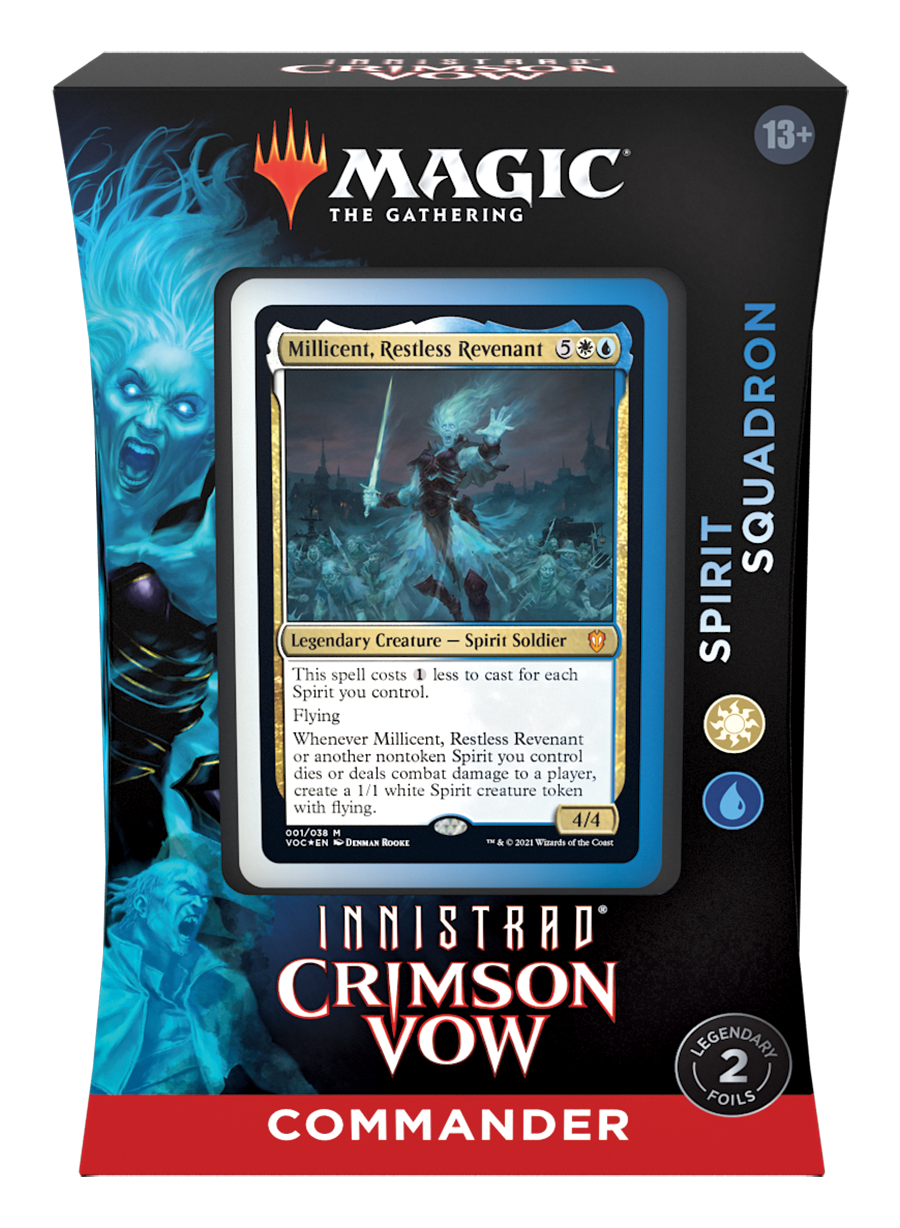 WotC Magic: The Gathering - Inninstrad: Crimson Vow Commander Deck - Spirit Squadron