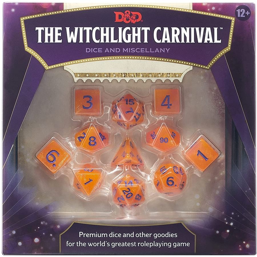 WotC D&D Witchlight Carnival - RPG kocka szett