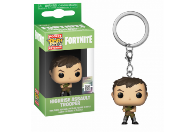 Fortnite Funko kulcstartó - Highrise  Assault Trooper